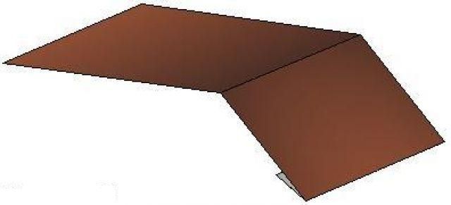 Фартук-капельник карнизный S1, РЕМА (матовое покрытие 0,5) коричневый