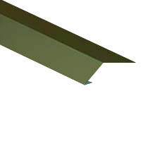 Фартук-капельник карнизный S1, РЕ (глянцевое покрытие) зеленый