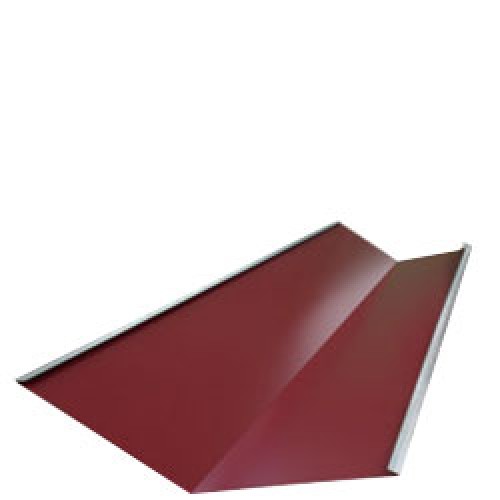 Фартук пристенный S6, РЕ (глянцевое покрытие) красный