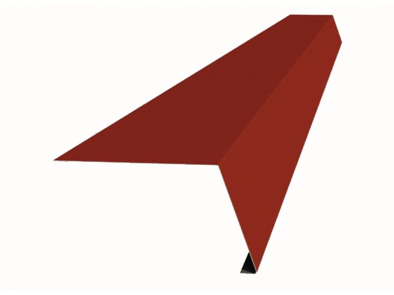Фартук-капельник карнизный S1, РЕМА (матовое покрытие 0,5) красный